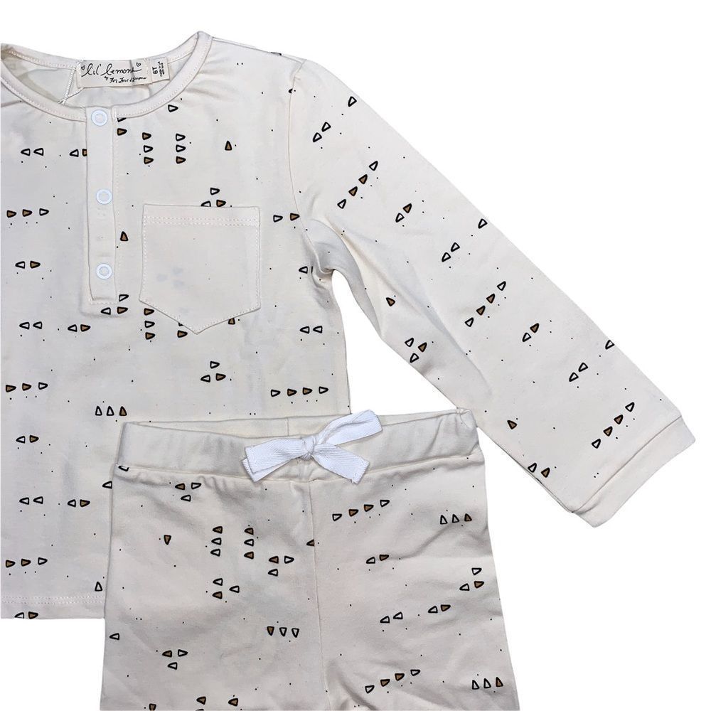 NEW For Love & Lemons Lil’ Lemons Geometric Jogger Outfit Size 6T